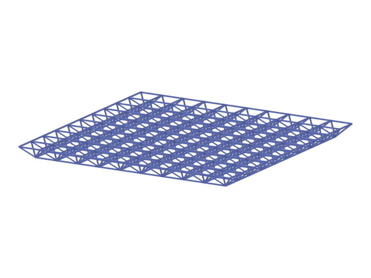 Space Truss z online školení | RFEM 6 Tutoriál s programem Rhino a Grasshopper