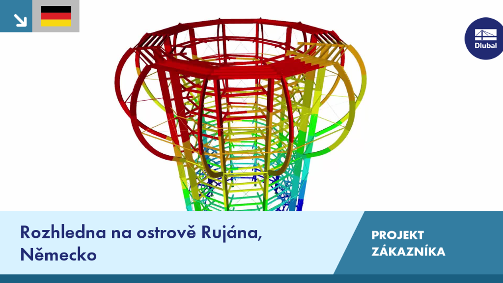 Moderní rozhledna na ostrově Rujána, zákaznický projekt s inovativním designem.