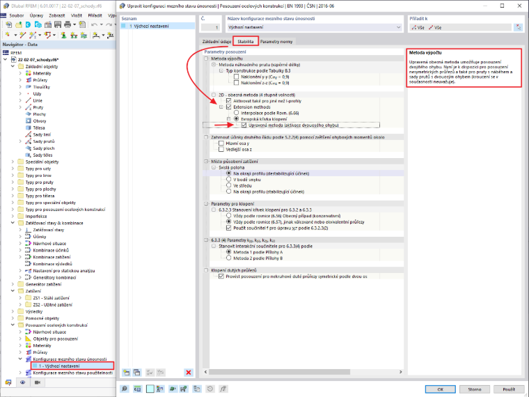 FAQ 005205 | Nedaří se mi v programu posoudit průřez UPN namáhaný dvouosým ohybem. Lze to v programu udělat?