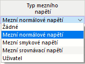 Typ meze napětí