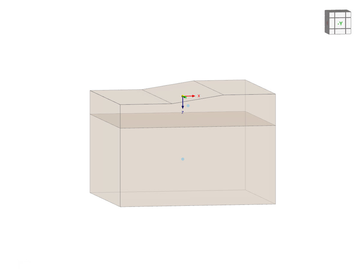 FAQ 005255 | Povrch terénu podloží, které chci analyzovat, je nerovný. Jak mohu upravovat geometrii modelu mého půdního masivu?