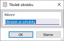 Nastavení popisu obrázku