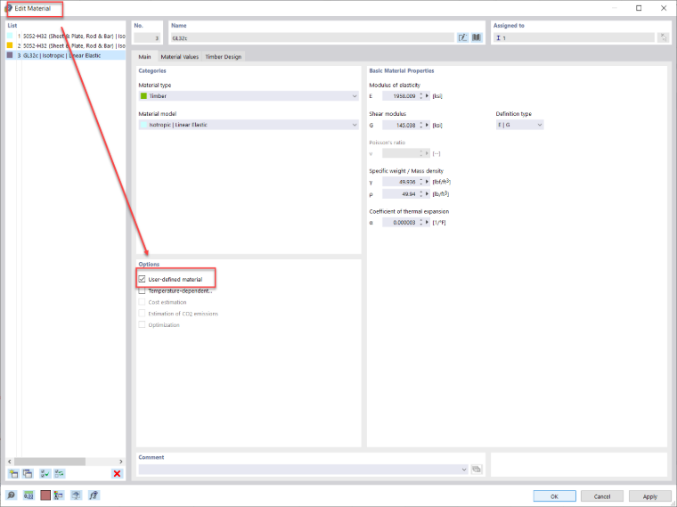FAQ 005275 | Jak mohu upravit tloušťku lamel pro lepený lamelový průřez v programu RFEM 6?