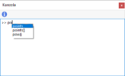 Automatické doplňování příkazů v konzoli