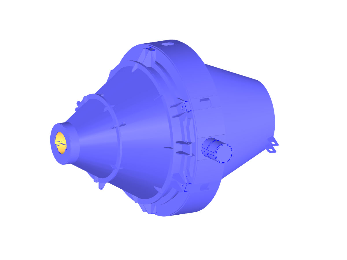 3D model retorty v programu RFEM (© ATI COM)