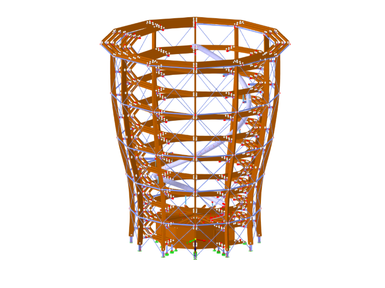 Model v programu RFEM (© WIEHAG)