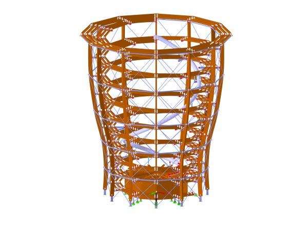Model v programu RFEM (© WIEHAG)