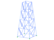 ID modelu 2095 | TSR051 | Příhradový stožár