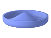 ID modelu 3756 | HPV009-a | Hlava tlakové nádoby s obráceným kuželem