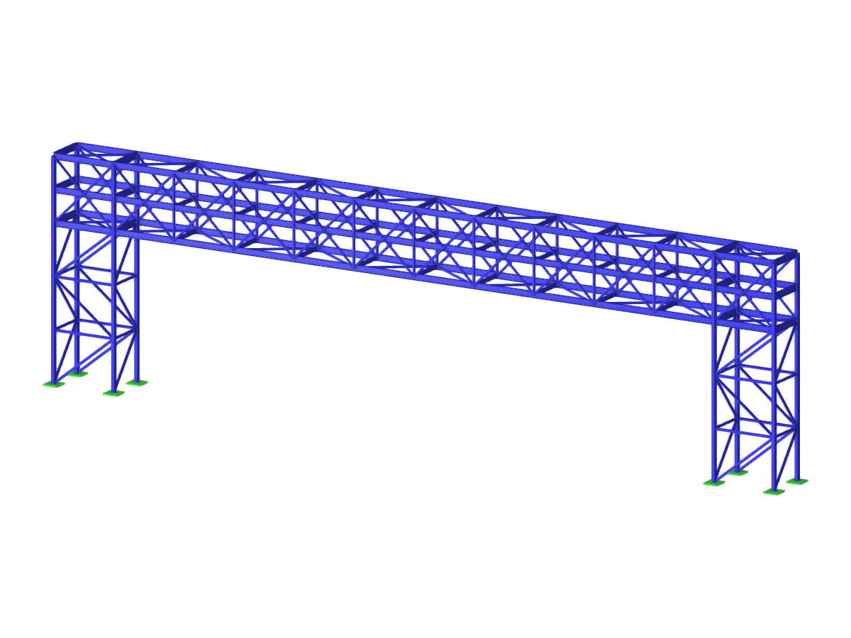 Model 003912 | Koridor pro petrochemické potrubí