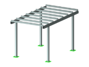 Model 003930 | Konstrukce přístřešku