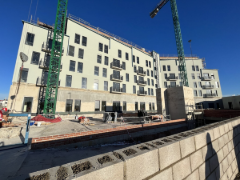 Rezidenční dům s průmyslovým systémem Steel Framing ve výstavbě (© AFCA Teccon)
