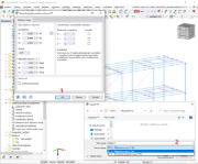 FAQ 005373 | Jak mohu exportovat nebo importovat soubor IFC v programech RFEM 6 / RSTAB 9?