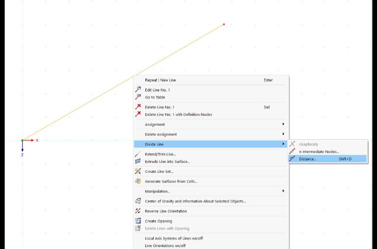 Rozdělení linie