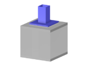 Model 004141 | Čtyřhranný sloup se základovou patkou