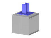 Model 004145 | I-profil se základovou patkou