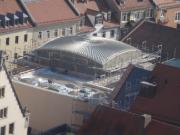 Komunitní centrum se synagogou při výstavbě | © Baumruck + Oswald