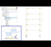 Zobrazení plastických kloubů v barvách oblasti s diagramem