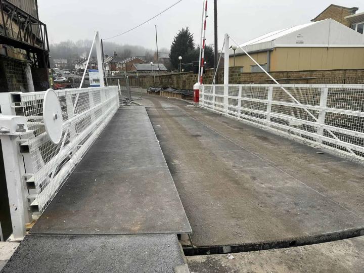 Airedalský otočný most v Rodley, Velká Británie