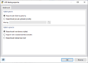 ASF dialog exportu