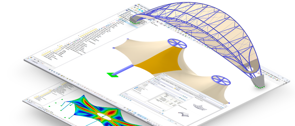 Banner | Form-finding pro RFEM 6