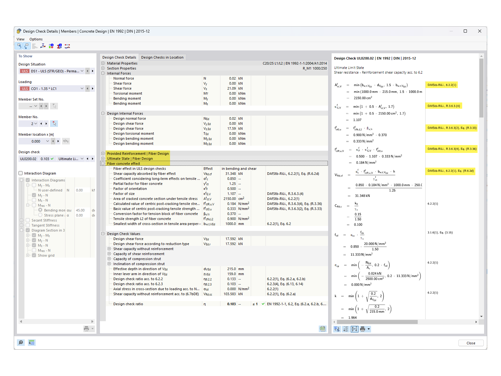 FAQ 005388 | Jak mohu v addonu Posouzení železobetonových konstrukcí v programu RFEM 6 aktivovat posouzení drátkobetonu?
