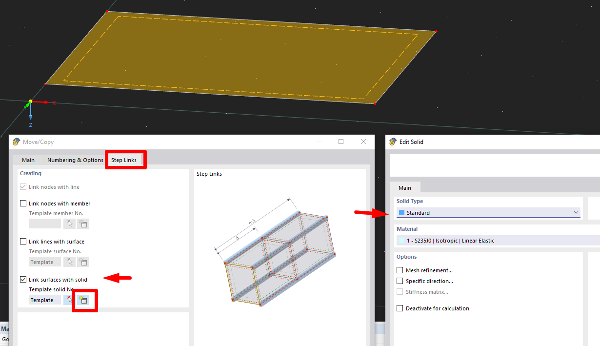 FAQ 005414 | Jak mohu v programu RFEM vytvořit kontaktní těleso mezi dvěma plochami?