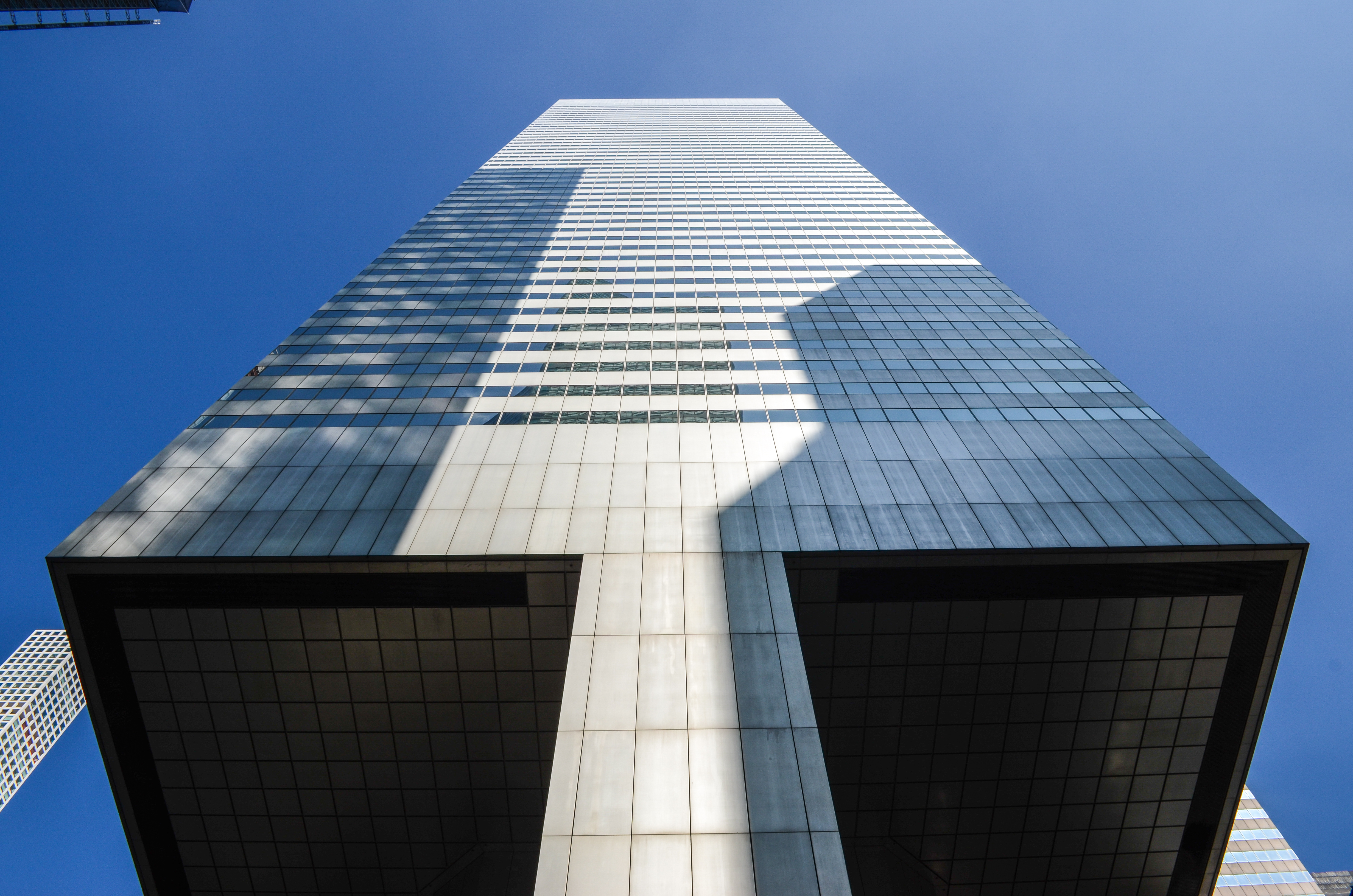 Citigroup Center stojí na sloupech.