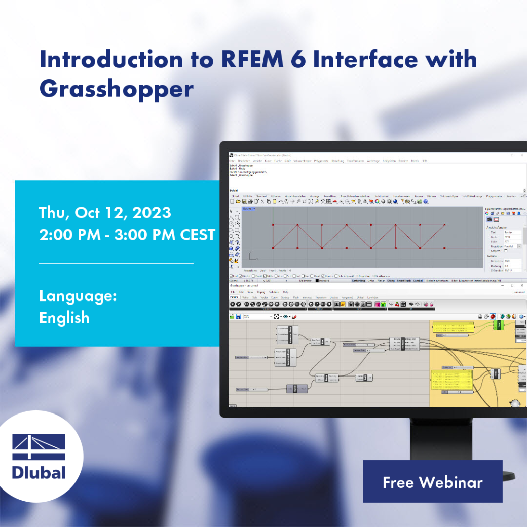 Úvod do rozhraní mezi programy Grasshopper a RFEM 6
