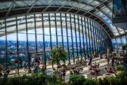 Skygarden ve vysílačce, Londýn (Anglie)