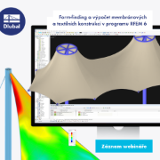 Form-finding a výpočet membránových a textilních konstrukcí v programu RFEM 6