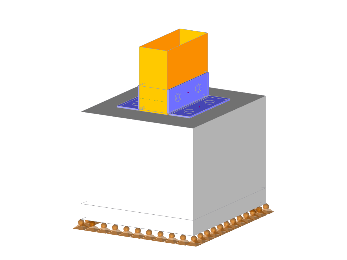 Model 004601 | Dřevěná sloupová základna