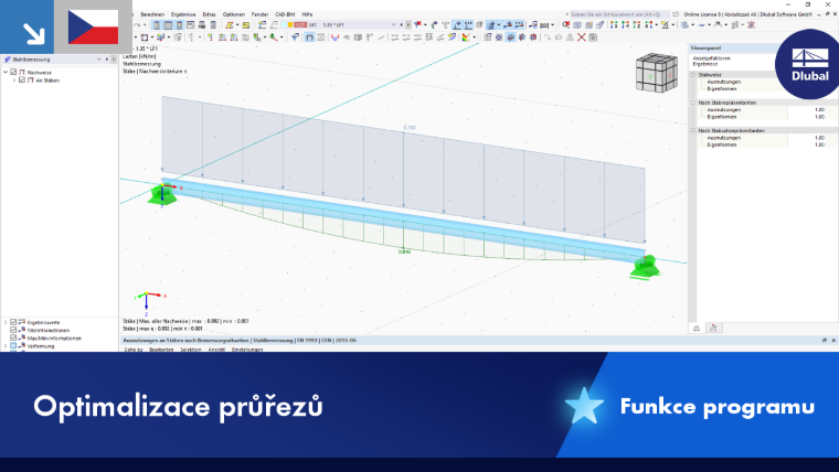 Funkce produktu | Optimalizace parametrických průřezů