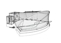 CP 001287 | Axonometrický pohled na 3D model konstrukce voliéry | © Carl Stahl & spol. s.r.o.