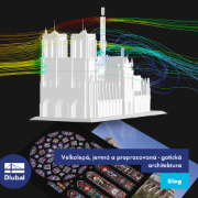 Velkolepá, jemná a propracovaná - gotická architektura