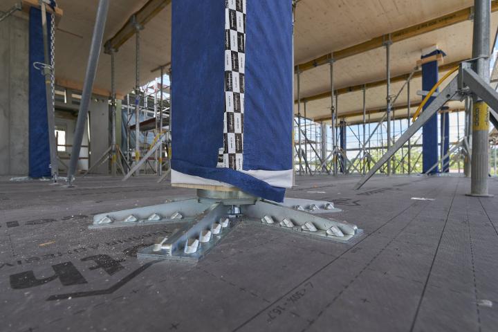 Sloup s se spojovacím prvkem Spider od firmy Rothoblaas | © Rothoblaas