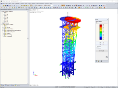 RFEM model s vlastním kmitáním (© SAQQRANG Engineering)