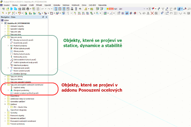 FAQ 005465 | V rámci addonu Posouzení ocelových konstrukcí jsem nastavil okrajové podmínky, tak aby byla pásnice I nosníku držena proti horizontálnímu posunu. Poté