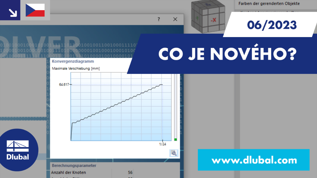 Nové funkce v programu RFEM 6 a RSTAB 9 ukazují vylepšení a aktualizace.