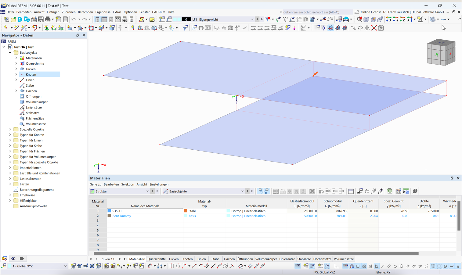 FAQ 005543 | Jak najdu v programu RFEM 6 / RSTAB 9 uzel s určitým číslem?
