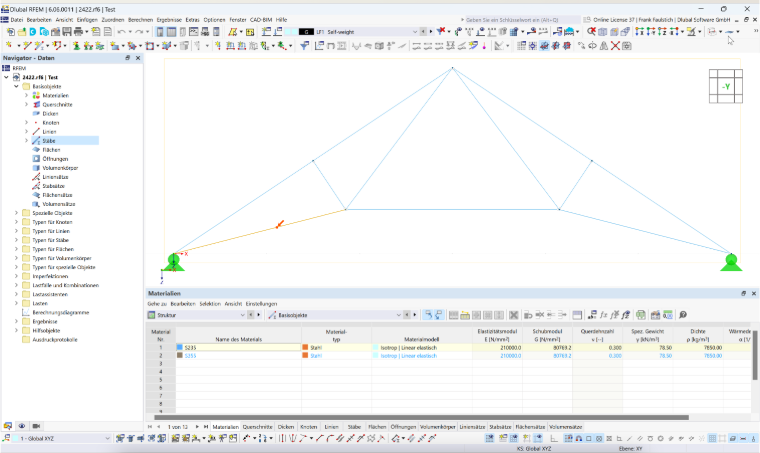 FAQ 005548 | Jak najdu v programu RFEM 6 / RSTAB 9 prut s určitým číslem?