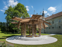 Kinetický pavilon na zámku Radíč | © Foto: Aleš Jungmann