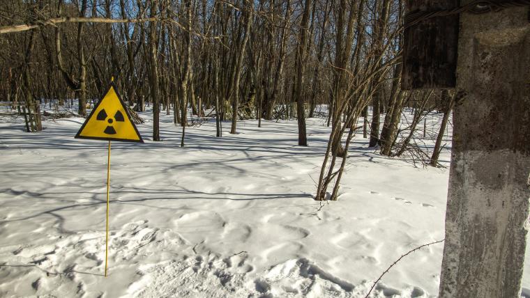 Zakázaná zóna kolem jaderné elektrárny Černobyl