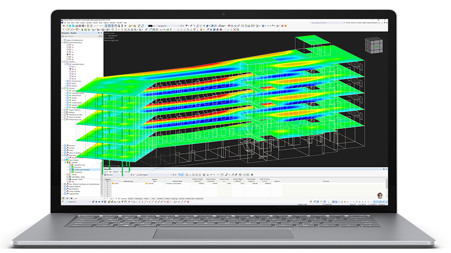 Banner pro software RFEM představující řešení pro analýzu metodou konečných prvků