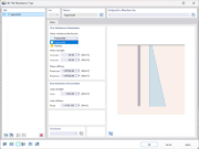 Rozhraní RFEM 6 zobrazující nastavení parametrů únosnosti pilot