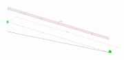 Addon pro RFEM zkoumá konzolu jako prut za okrajových podmínek modelu drátové konstrukce.