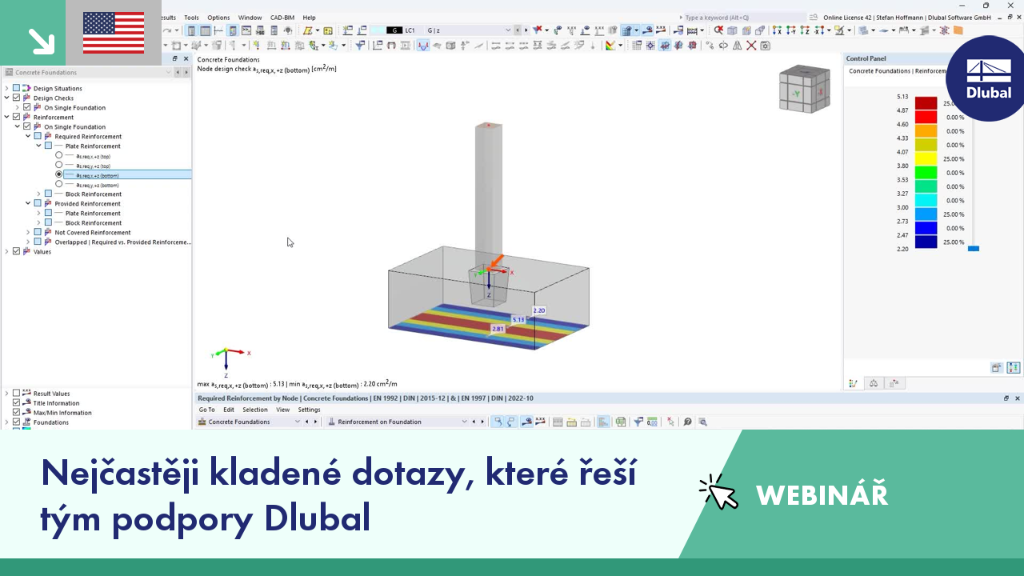 Obrázek z webináře se sekcí otázek a odpovědí, který vyzdvihuje podpůrný tým odpovídající na časté dotazy