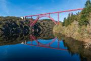 Viadukt Garabit ve francouzském departementu Cantal, navržený Gustavem Eiffelem
