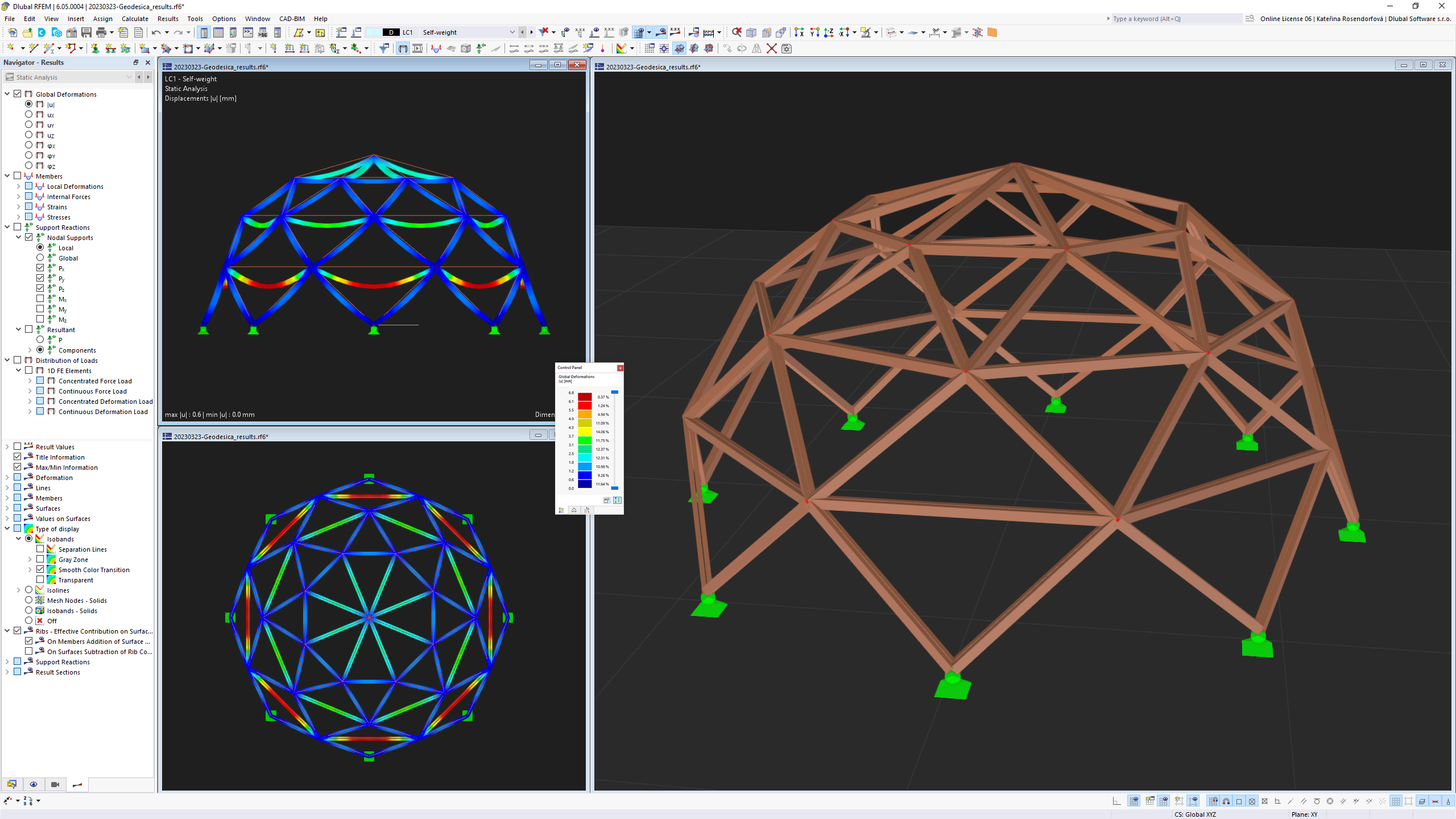Posouzení dřevěných konstrukcí pomocí programů RFEM 6 a RSTAB 9 podle normy ANSI/AWC NDS.