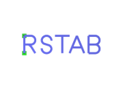 Symbol programu RSTAB, který se specializuje na konstrukční analýzu a technická řešení.